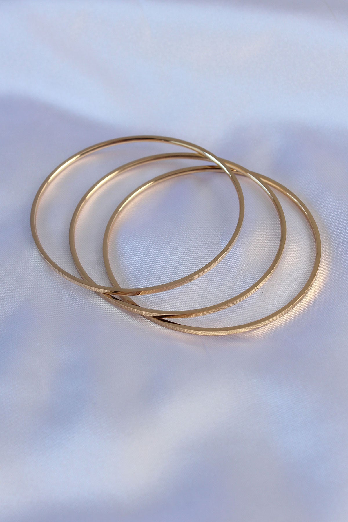 316L Çelik Gold Renk Ajda Model Kadın 65 mm Bilezik TG27BB5361 - Çok Renkli / Standart