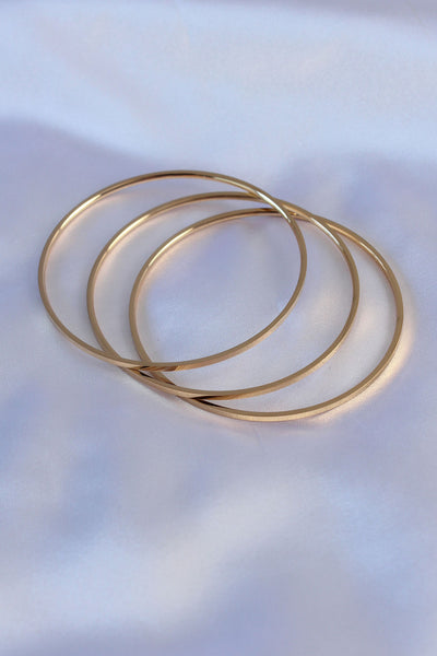 316L Çelik Gold Renk Ajda Model Kadın 65 mm Bilezik TG27BB5361