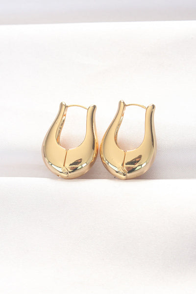 Pirinç Gold Renk Bombeli Küpe TG27BKP8878