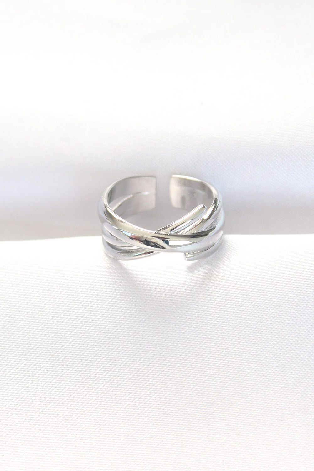 Kalın Silver Renk Ayarlanabilir Yüzük TG27BYK3102
