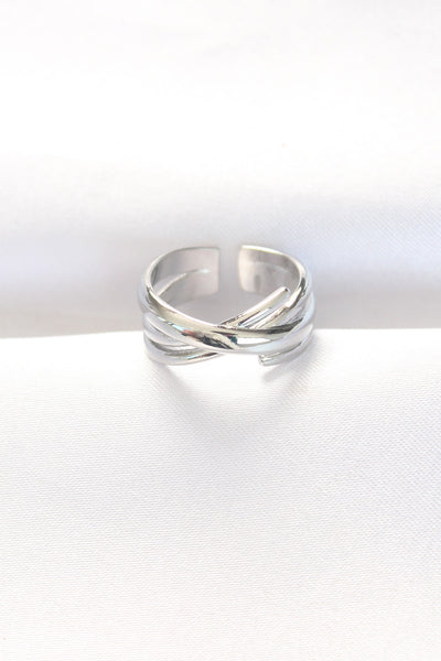 Kalın Silver Renk Ayarlanabilir Yüzük TG27BYK3102