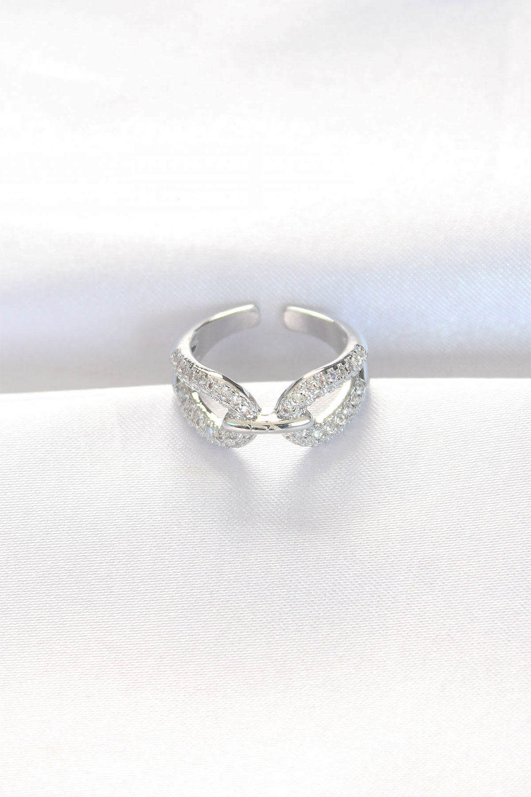 Zirkon Taşlı Silver Renk Ayarlanabilir Yüzük TG27BYK3108 - Çok Renkli / Standart