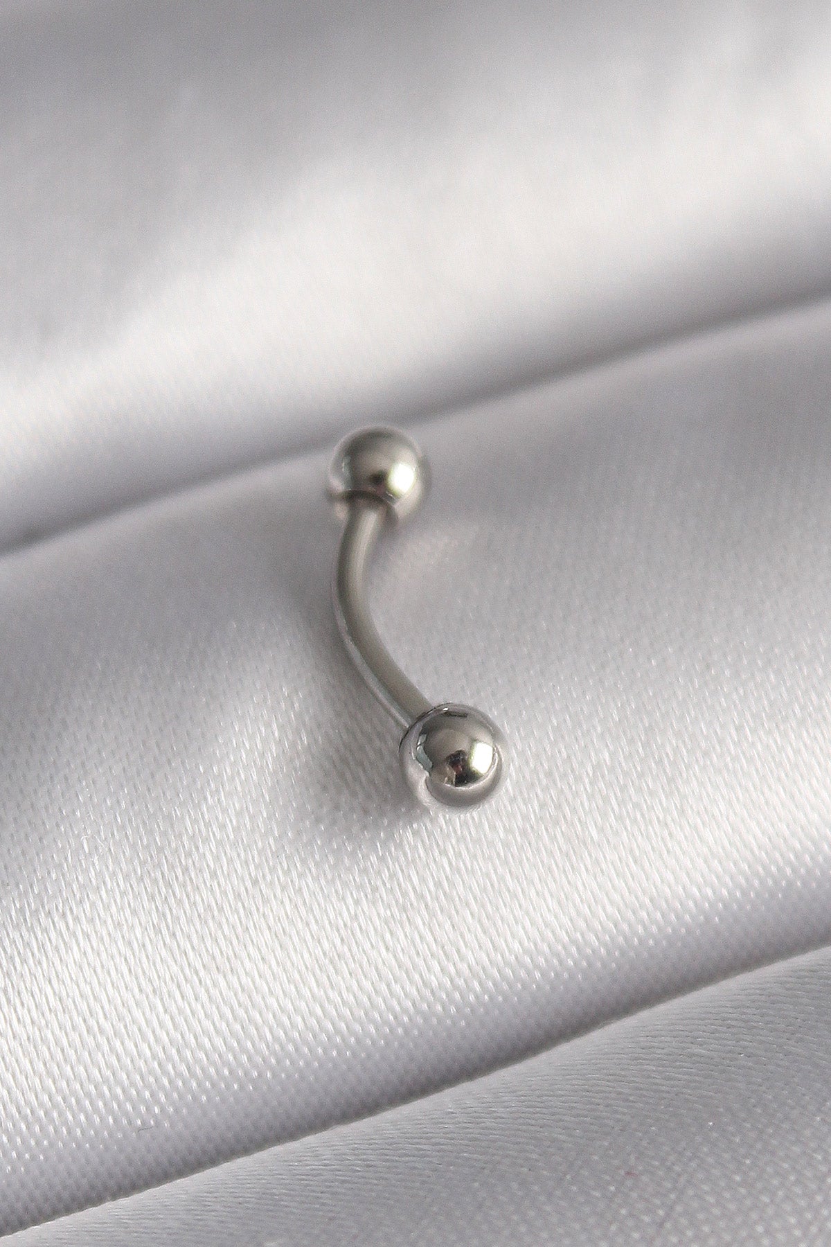 316L Çelik Gümüş Renk Topçuk Model Piercing TG27PR1363 - Çok Renkli / Standart