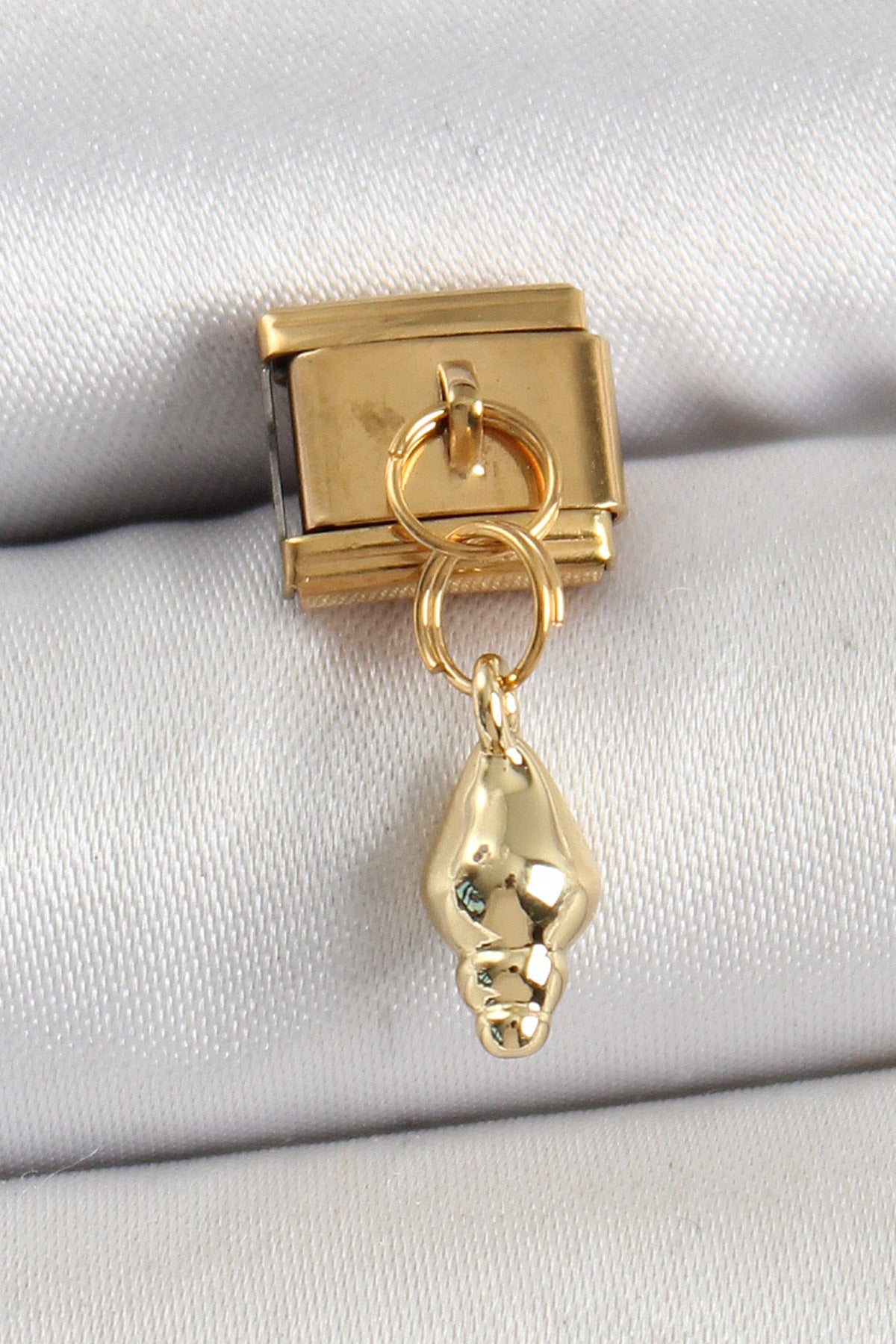 316L Çelik Sallantılı Deniz Kabuğu Model Gold Renk Nomination Charm TG27BC1437 - Çok Renkli / Standart