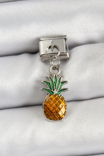 316L Çelik Sallantılı Ananas Model Gümüş Renk Nomination Charm TG27BC1468