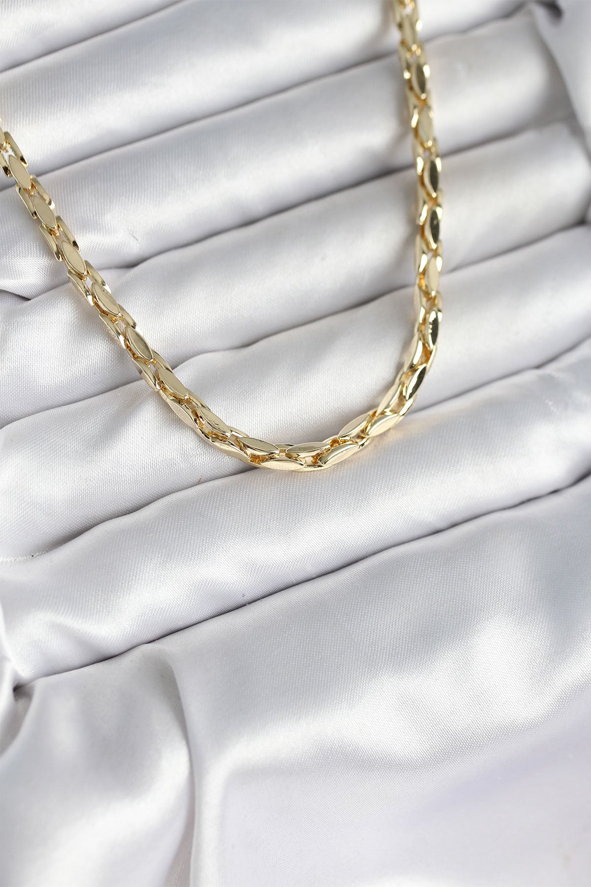 Pirinç Gold Renk 60 cm Zincir Kadın Kolye TG27BKO10600 - Çok Renkli / Standart