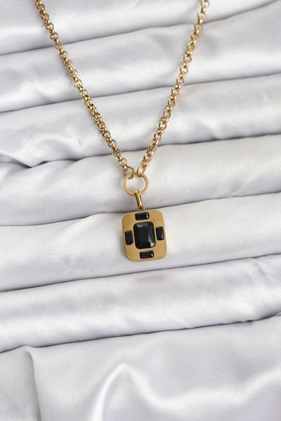 316L Çelik Zincir Gold Renk Vintage Model Kadın Kolye TG27BKO10687