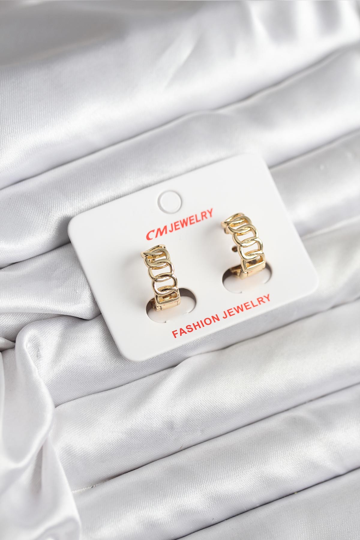 14K Gold Renk Kaplama Samanyolu Model CM Kadın Küpe TG27BKP11406 - Çok Renkli / Standart