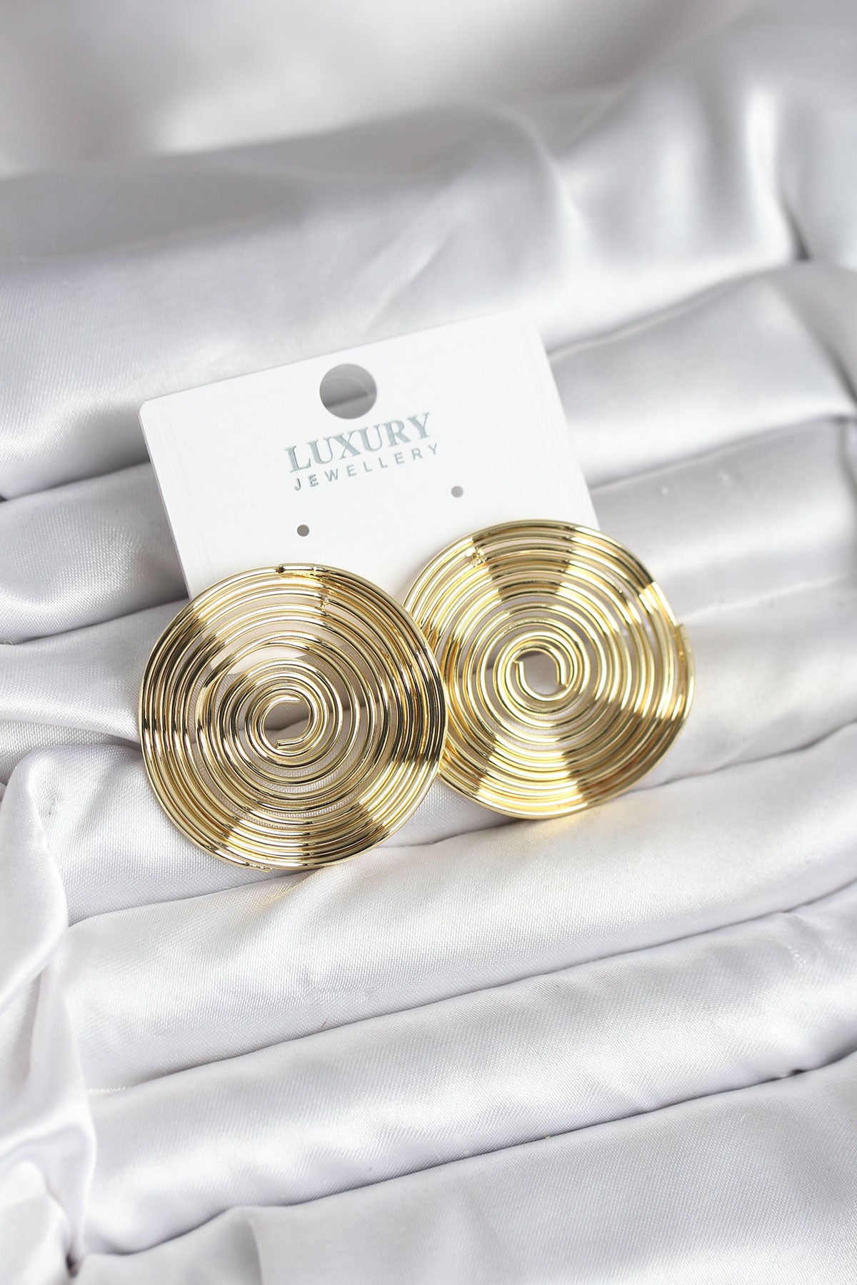 Pirinç Gold Renk Circle Model Kadın Küpe TG27BKP11435 - Çok Renkli / Standart