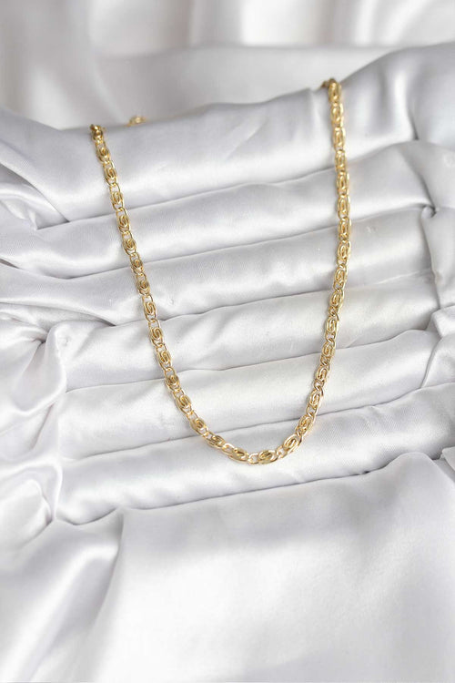 14K Gold Renk Kaplama Zincir Model CM Kadın Kolye TG27BKO10737