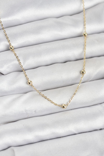 CM Gold Renk Top Zincirli Kadın Kolye TG27BKO10915