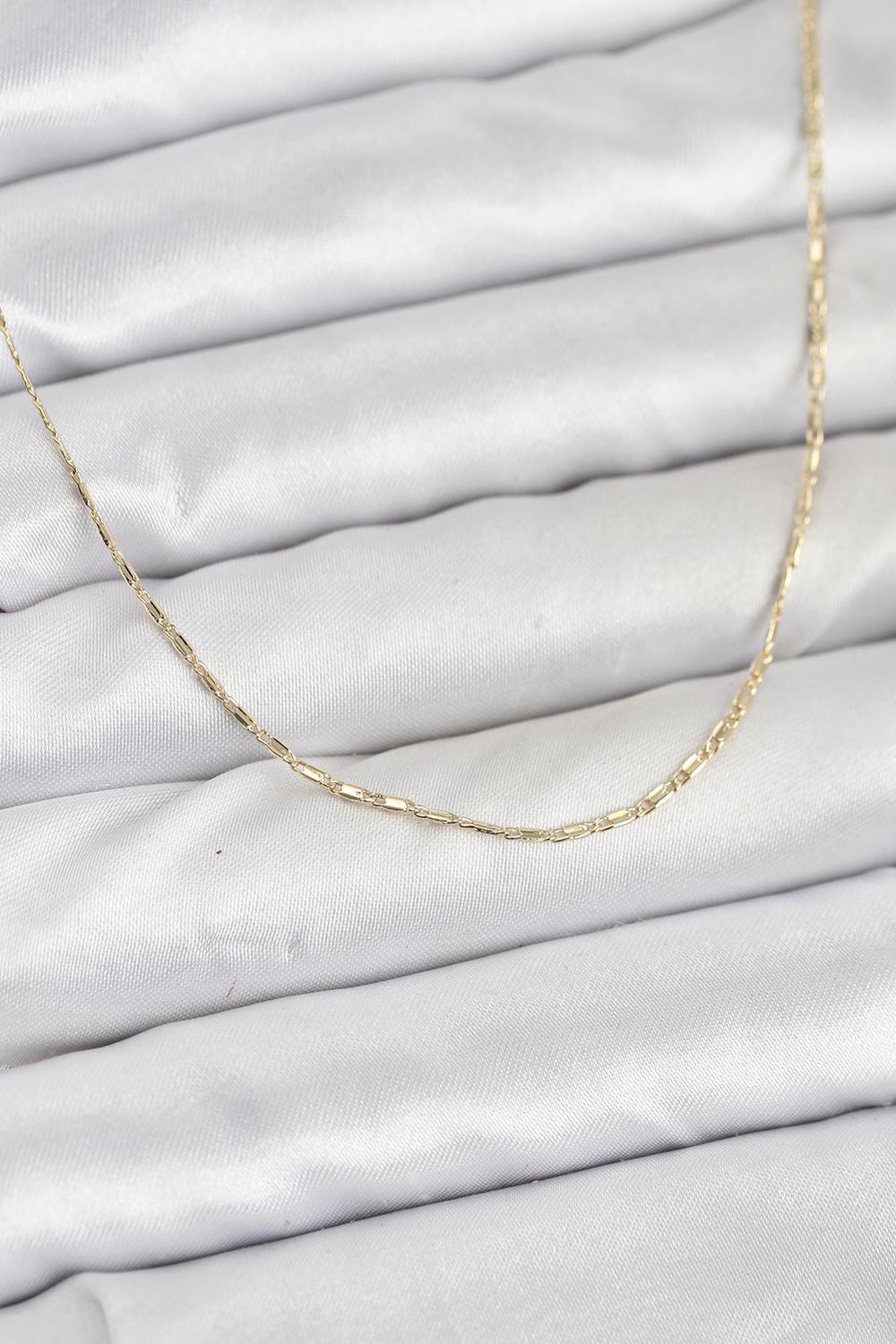 CM 14K Gold Renk Kesme Model 60 cm Kadın Kolye TG27BKO10931