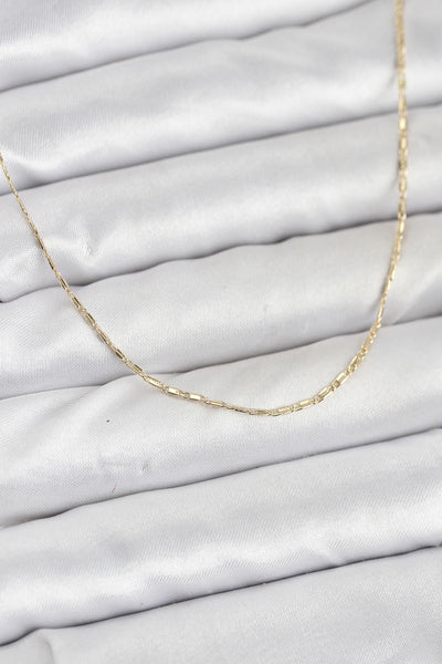 CM 14K Gold Renk Kesme Model 60 cm Kadın Kolye TG27BKO10931