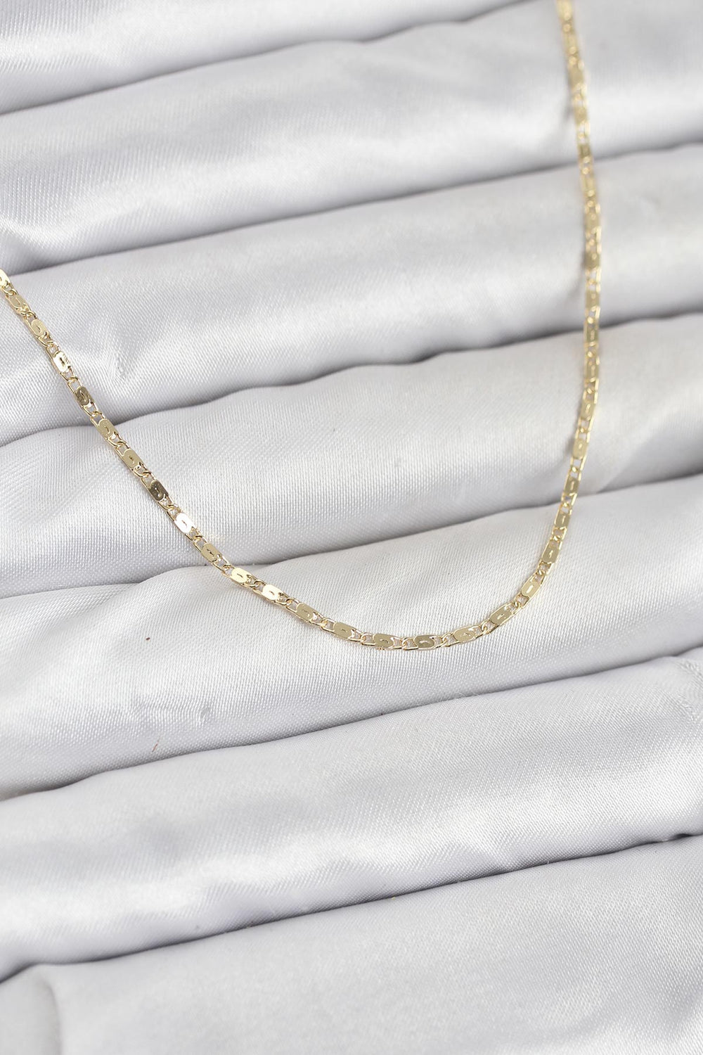CM 14K Gold Renk Ezme Zincir Model 60 cm Kadın Kolye TG27BKO10933