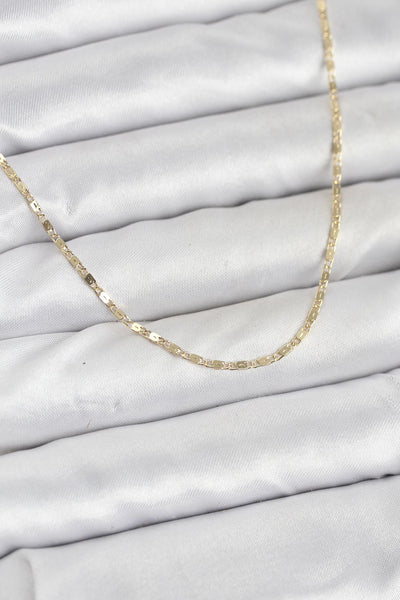 CM 14K Gold Renk Ezme Zincir Model 60 cm Kadın Kolye TG27BKO10933