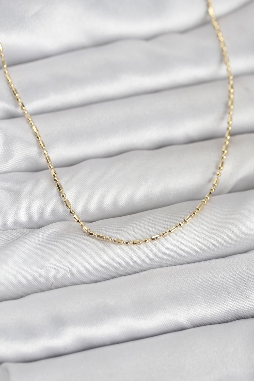 CM 14K Gold Renk Zincirli 60 cm Kadın Kolye TG27BKO10938