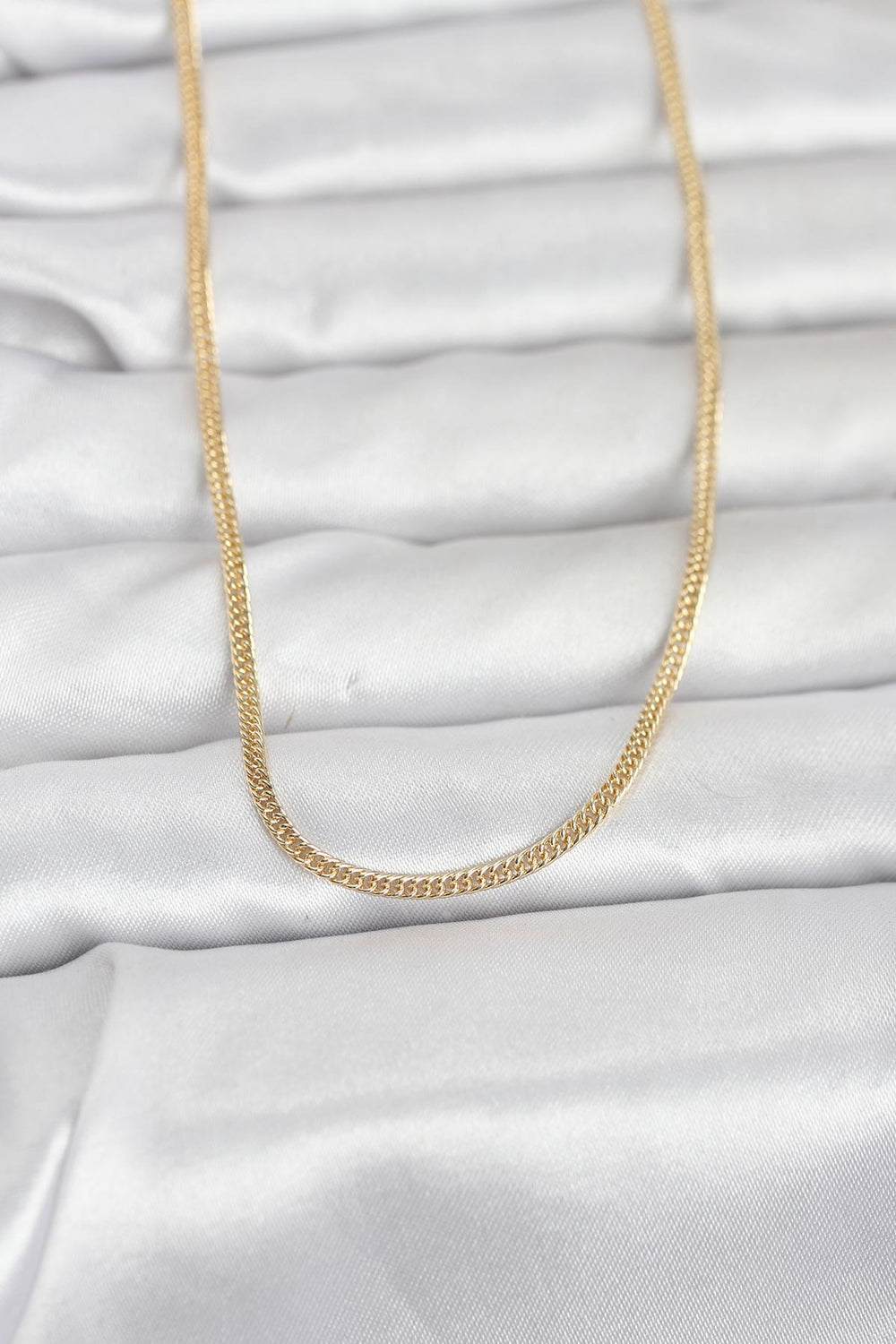 CM 14K Gold Renk Dolgun Zincir Model 60 cm Kadın Kolye TG27BKO10954