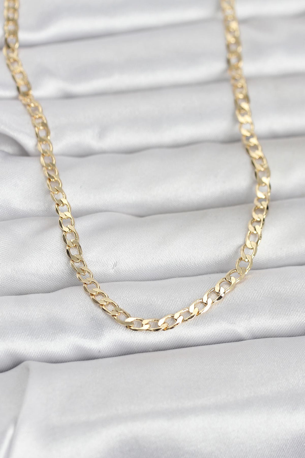 CM 14K Gold Renk Zincir Model 60 cm Kadın Kolye TG27BKO10993