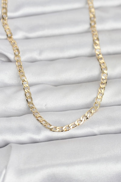 CM 14K Gold Renk Zincir Model 60 cm Kadın Kolye TG27BKO10993