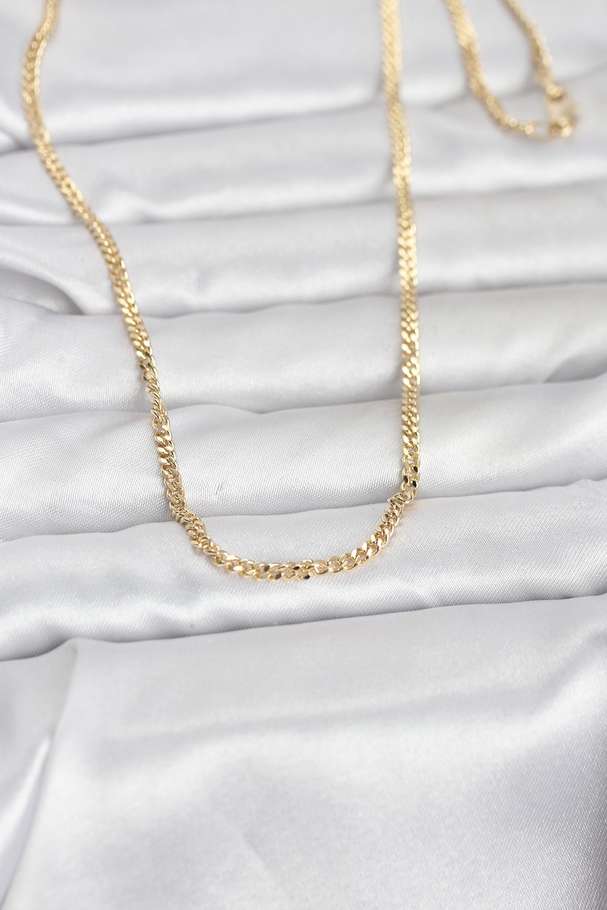 CM 14K Gold Renk 60 cm Zincir Kadın Kolye TG27BKO10971 - Çok Renkli / Standart