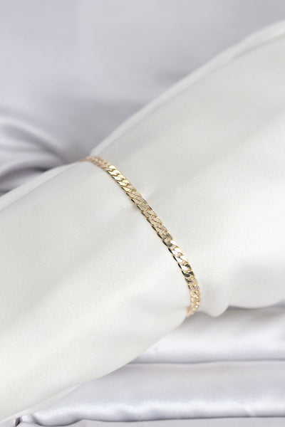 CM 14K Gold Renk Zincirli Model Kadın Bileklik TG27BB8294