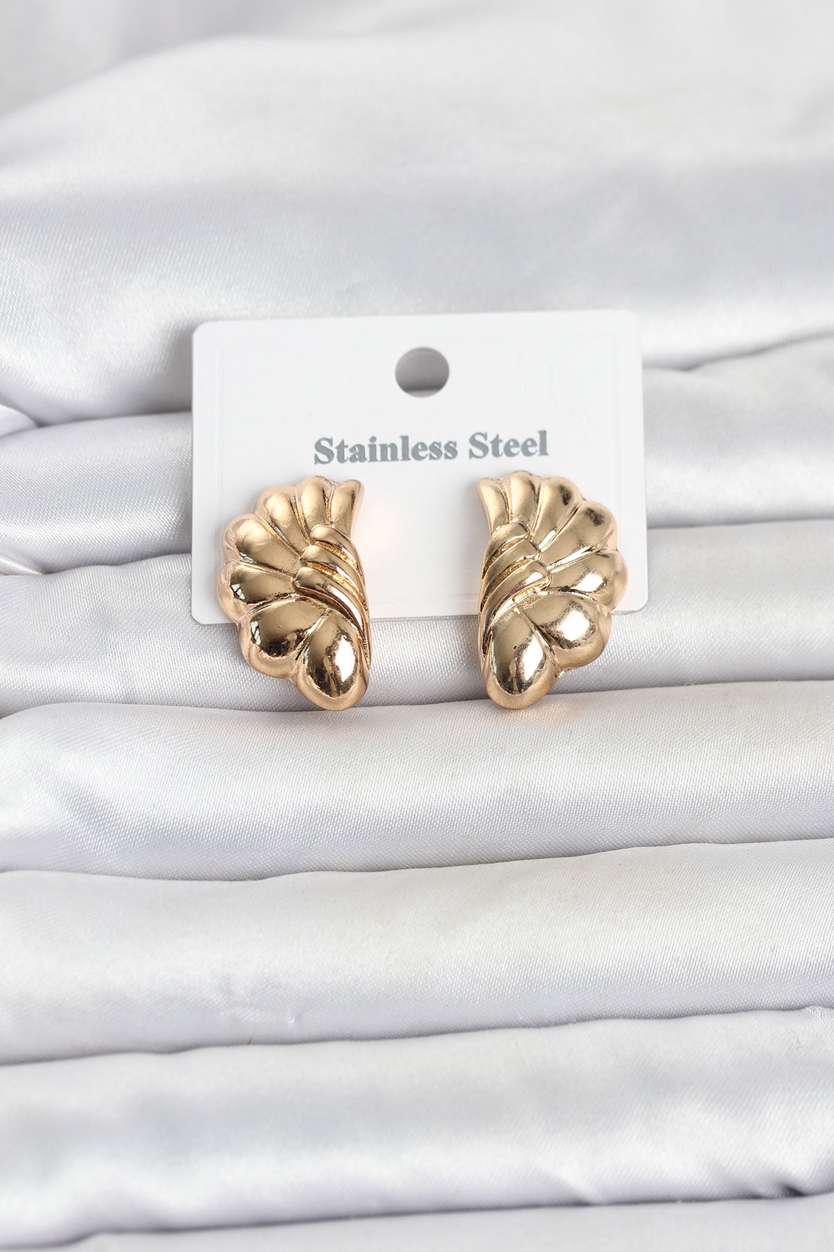 316L Çelik Gold Renk Vintage Model Kadın Küpe TG27BKP11837 - Çok Renkli / Standart