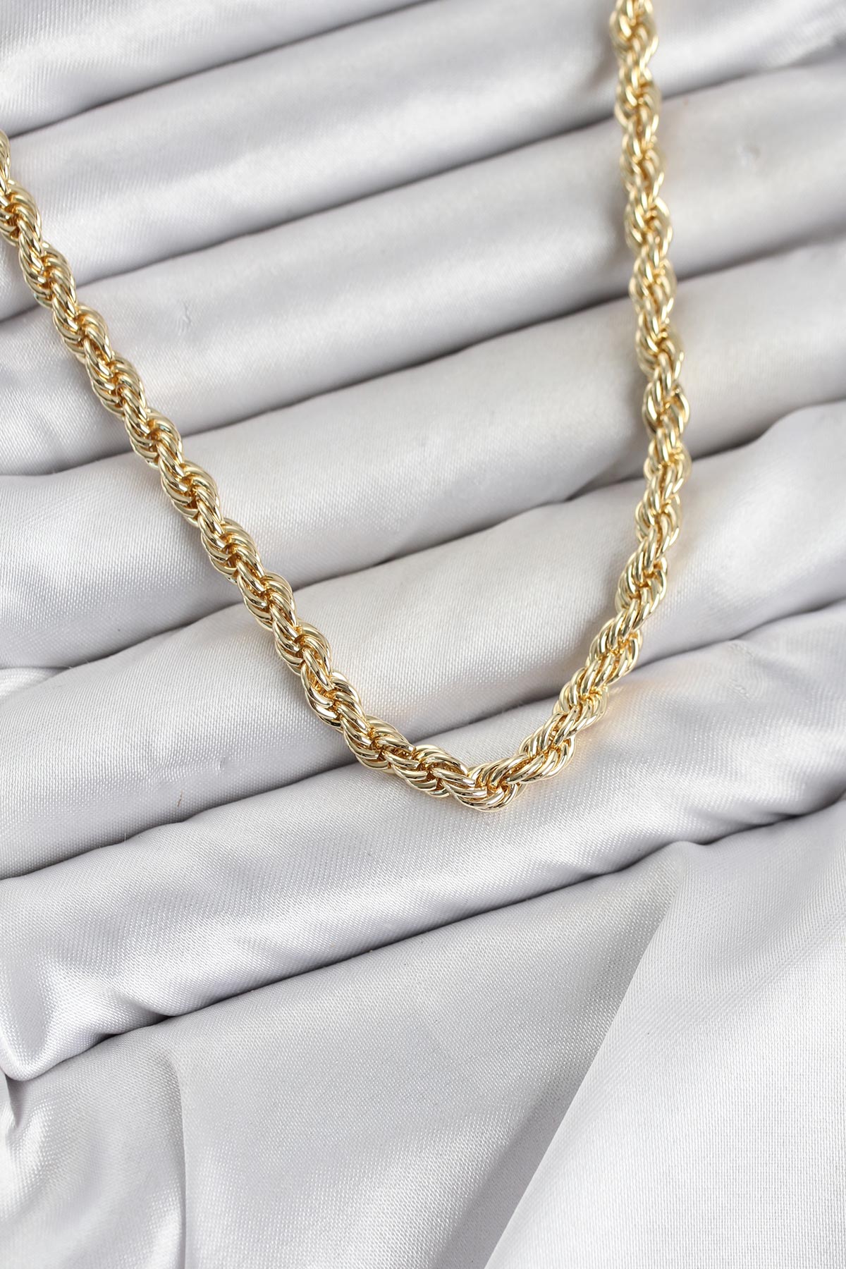 CM Burgu Model Gold Renk Pirinç 60 cm Kadın Kolye TG27BKO11127 - Çok Renkli / Standart