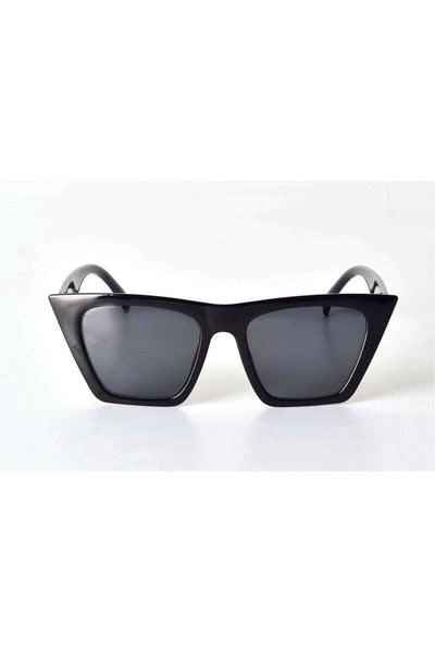 Mat Siyah Çerçeveli Unisex Güneş Gözlüğü - Moda Gözlük