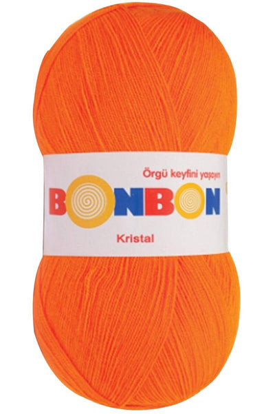 Kristal El Örgü Lif İpi Turuncu 98215