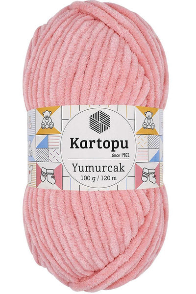 Yumurcak Kadife El Örgü İpi Pudra K777