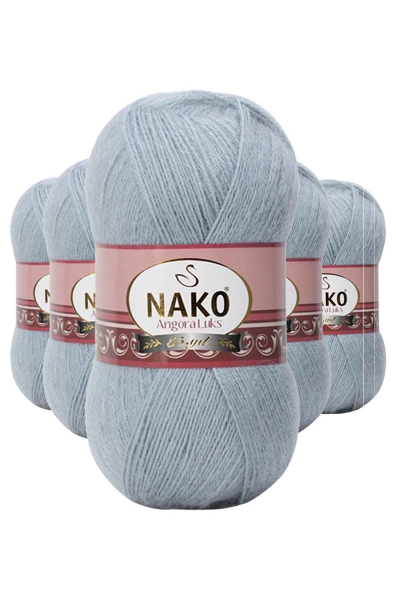 5 Adet Angora Lüks El Örgü İpi 12936