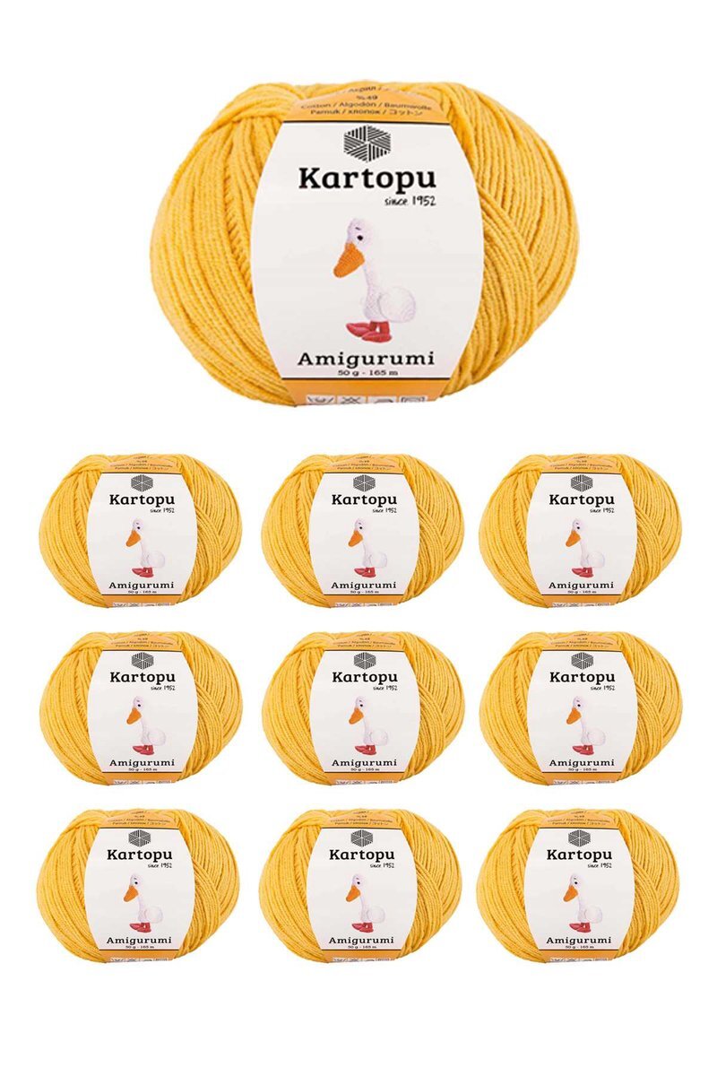 10 Adet Amigurumi El Örgü İpi 50gr 317