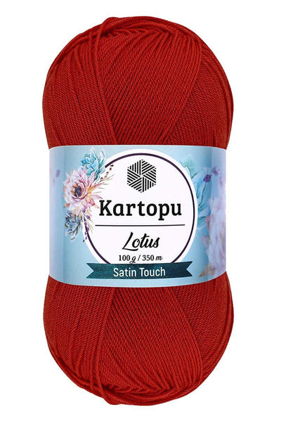 Lotus Bikini Büstiyer Bluz Örgü İpi K101 Nar Çiçeği