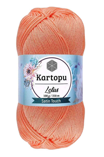Lotus Bikini Büstiyer Bluz Örgü İpi K218 Somon