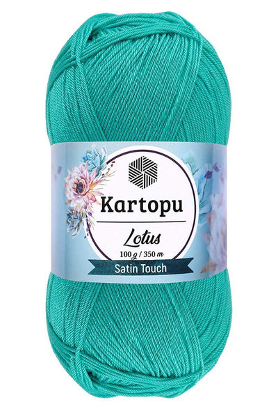 Lotus Bikini Büstiyer Bluz Örgü İpi K440 Yeşil
