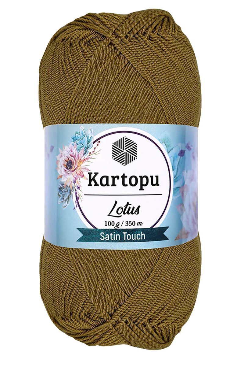 Lotus Bikini Büstiyer Bluz Örgü İpi K484 Yağ Yeşili