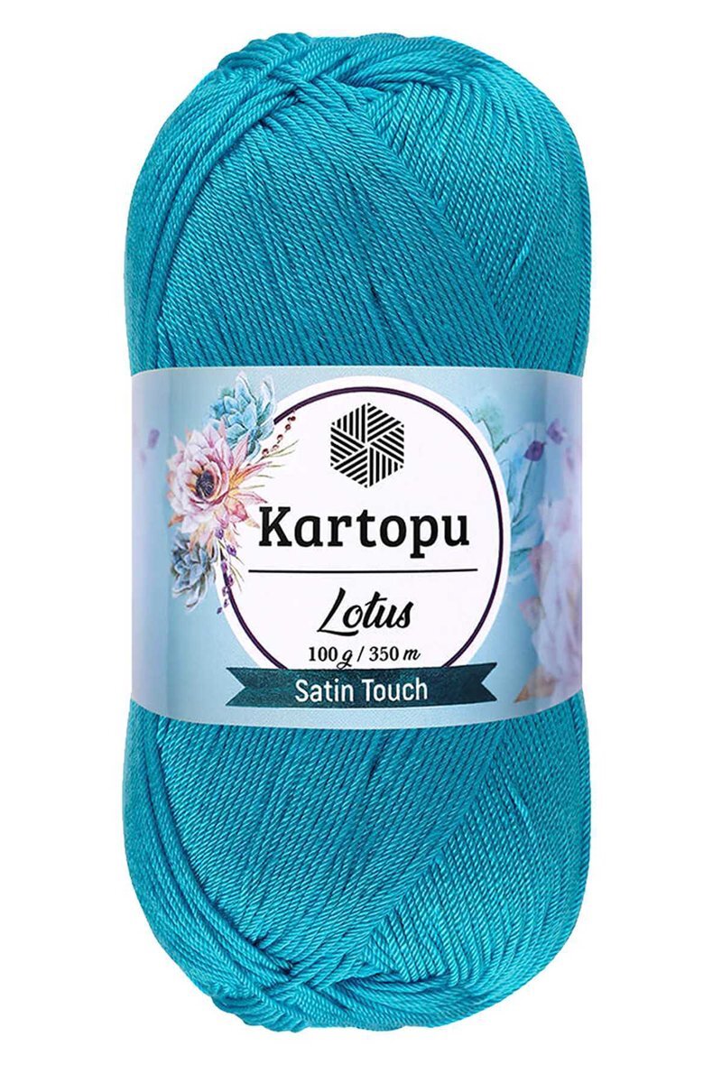 Lotus Bikini Büstiyer Bluz Örgü İpi K512 Turkuaz