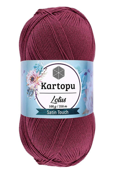 Lotus Bikini Büstiyer Bluz Örgü İpi K756 Begonvil