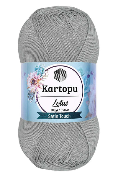 Lotus Bikini Büstiyer Bluz Örgü İpi K941 Açık Gri