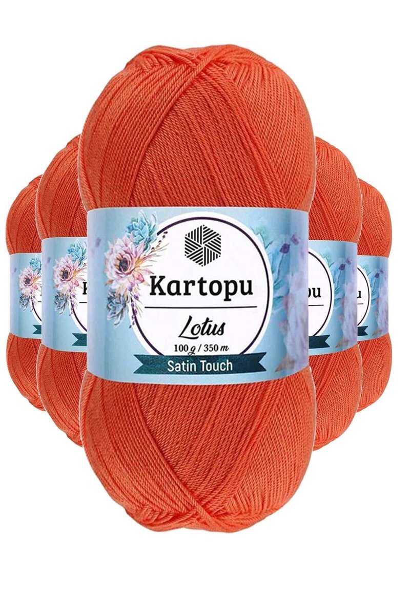5 Adet Lotus Bikini Büstiyer Bluz Örgü İpi K211 Yavruağzı