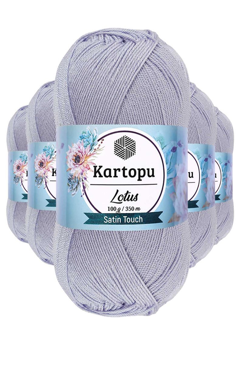 5 Adet Lotus Bikini Büstiyer Bluz Örgü İpi K714 Gri