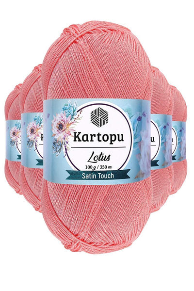5 Adet Lotus Bikini Büstiyer Bluz Örgü İpi K766 Gül Pembe