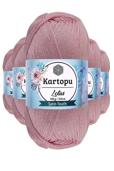 5 Adet Lotus Bikini Büstiyer Bluz Örgü İpi K768 Açık Pembe