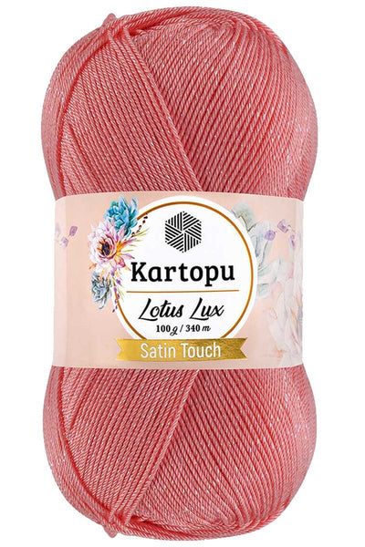 Lotus Lux Bikini Büstiyer Bluz Simli Örgü İpi K766 Gül Pembe