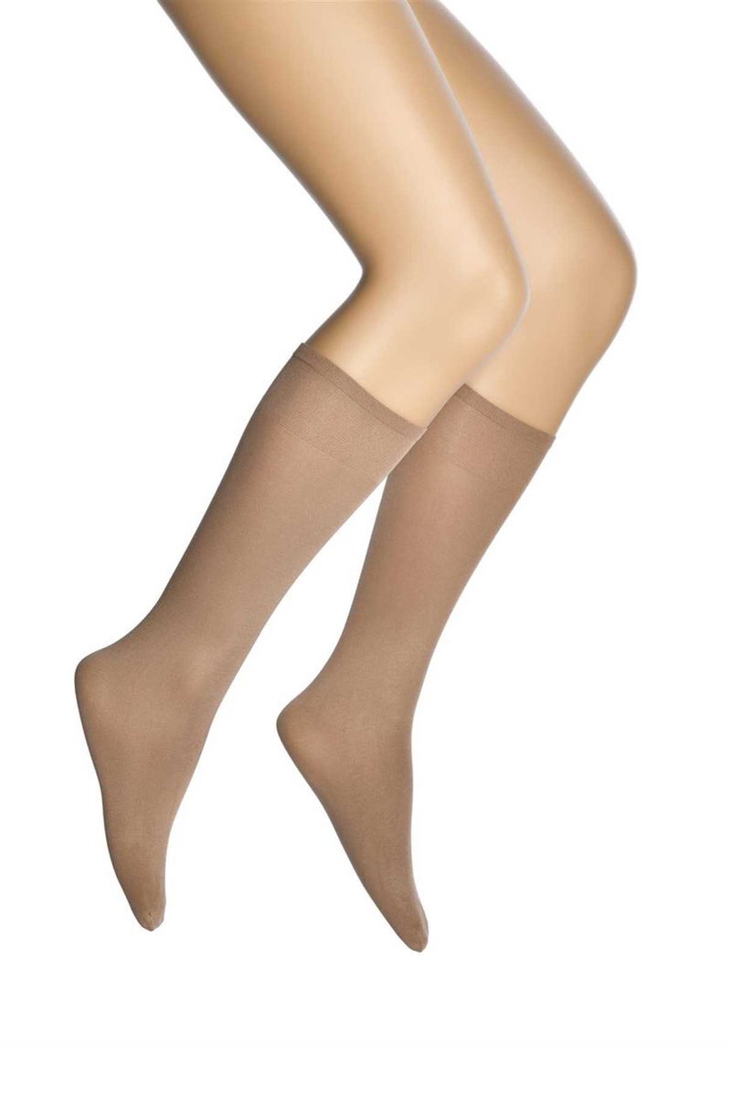 Mikro 70 Dizaltı Kadın Çorap Bronz 38 - 36-40