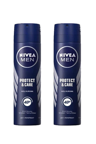 2 Adet Men Protect&Care Erkek Sprey Deodorant 150 ML