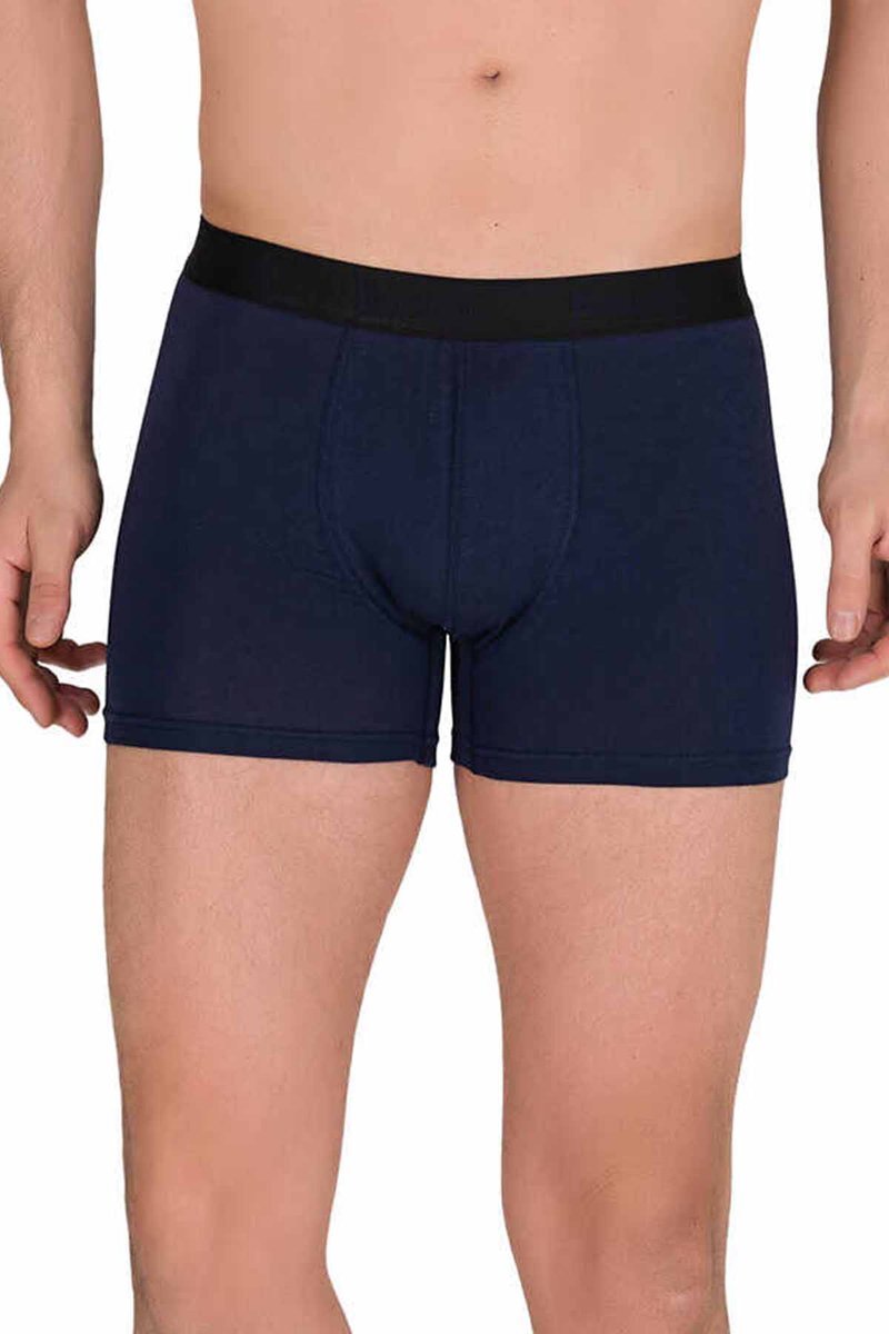 Pamuk Modal Likralı Esnek Erkek Boxer Lacivert 4476B - S
