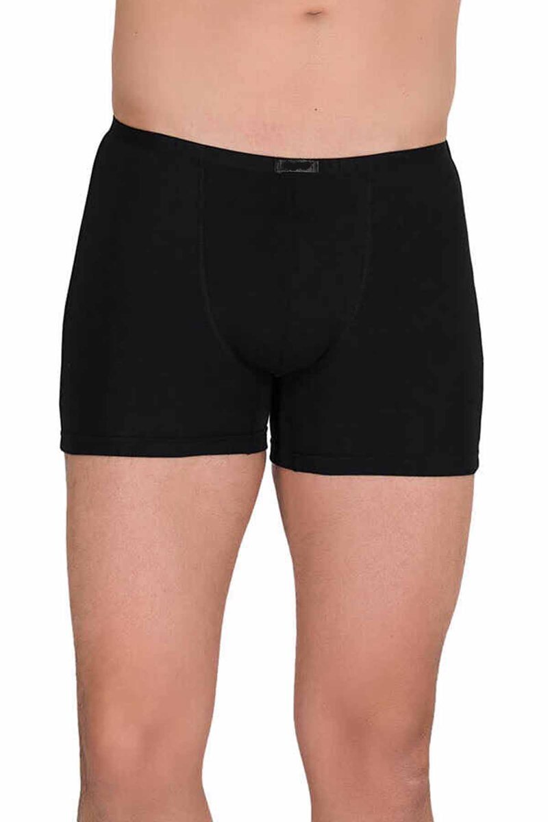 Erkek Modal Boxer Short Siyah 4488B - S