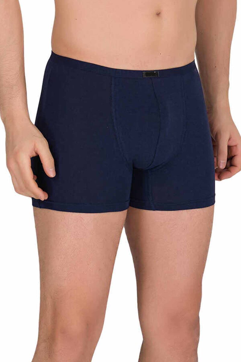 Erkek Modal Boxer Short Lacivert 4488B - S