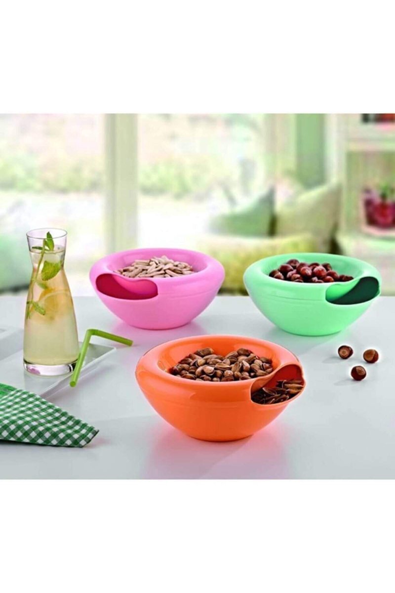 1 adet Pratik Kullanım Ev Tipi Hazneli Çerezlik Yuvarlak Çap 18 cm